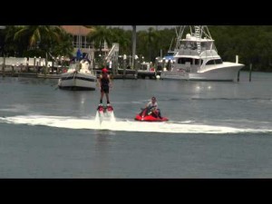 Water Jet Pack at Fort Myers Beach, Florida